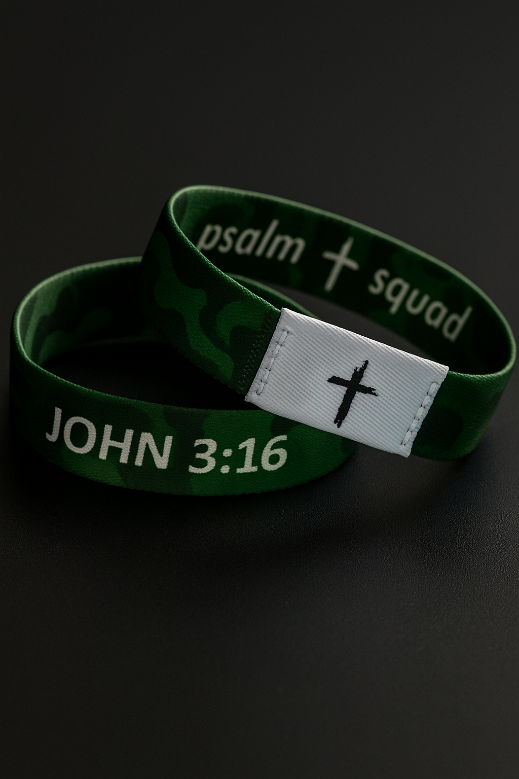Green Camo NFC PsalmStrap